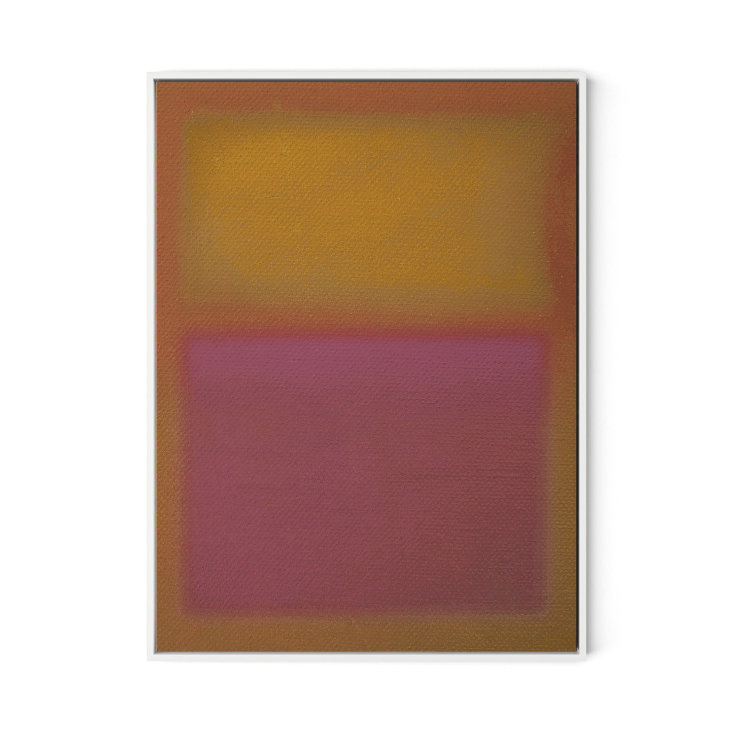 Composition Deep Canvas Floater Framed / 24 x 32 in / White