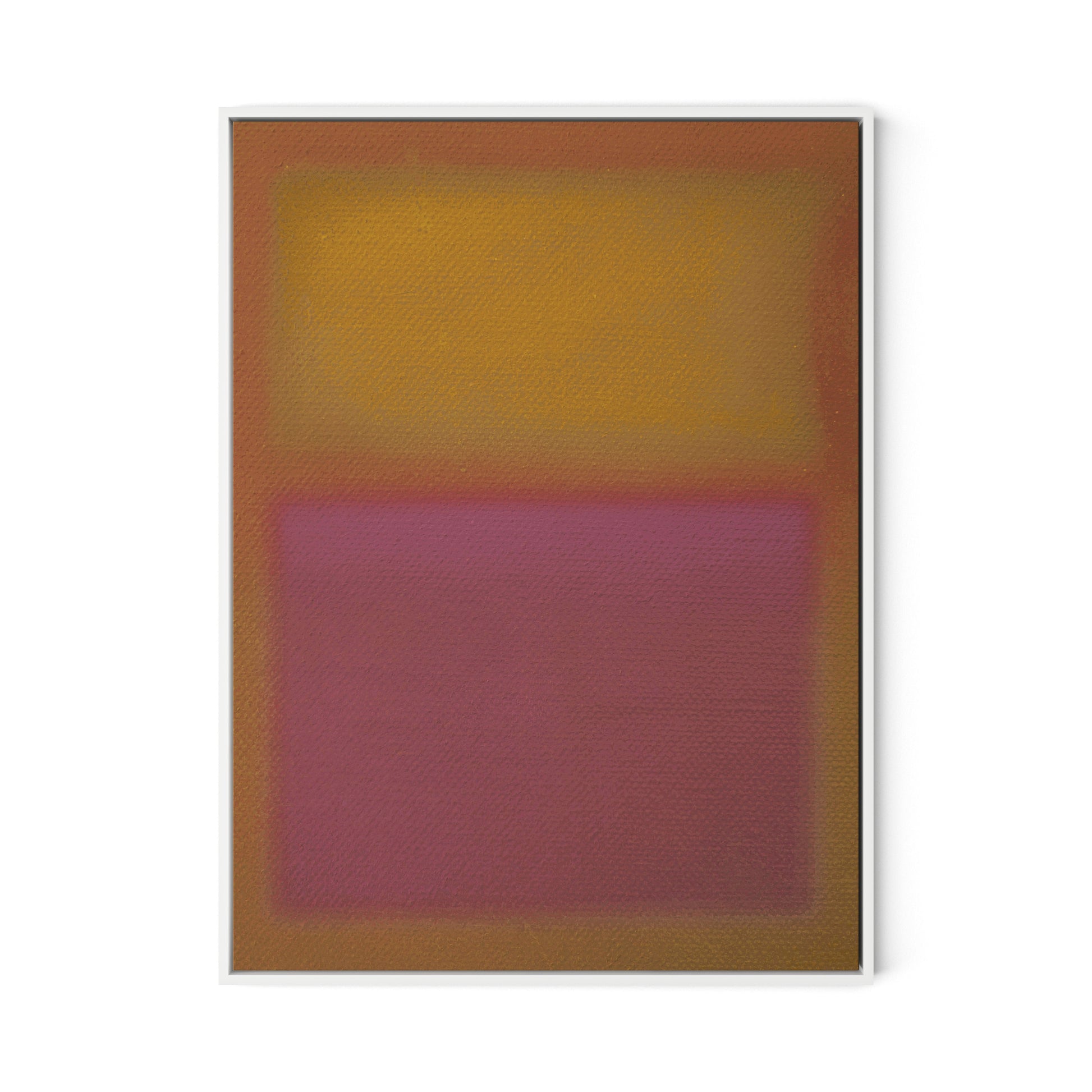 Composition Deep Canvas Floater Framed / 24 x 32 in / White