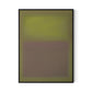 Composition Verdant Canvas Floater Framed / 24 x 32 in / Black