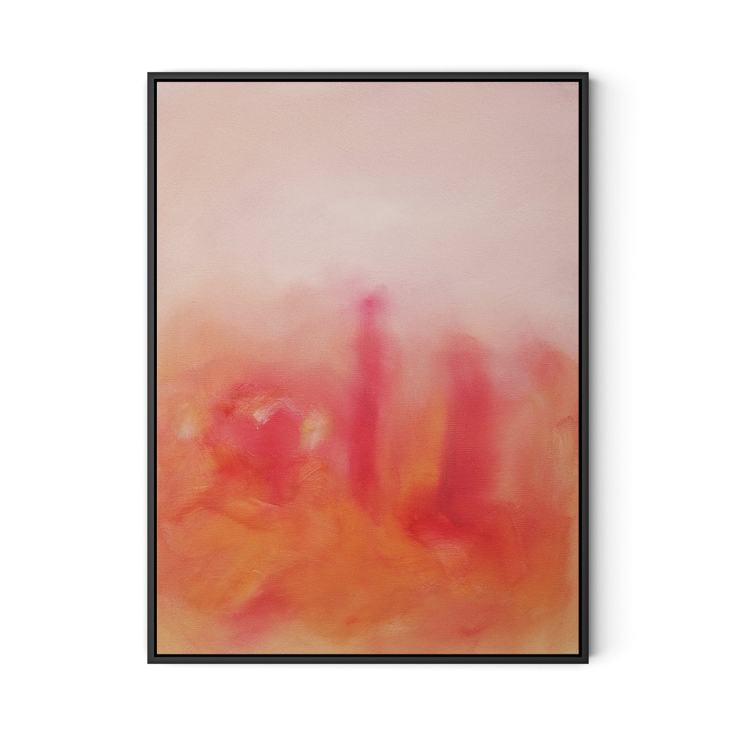 Marakech Figures V Canvas Floater Framed / 24 x 32 in / Black