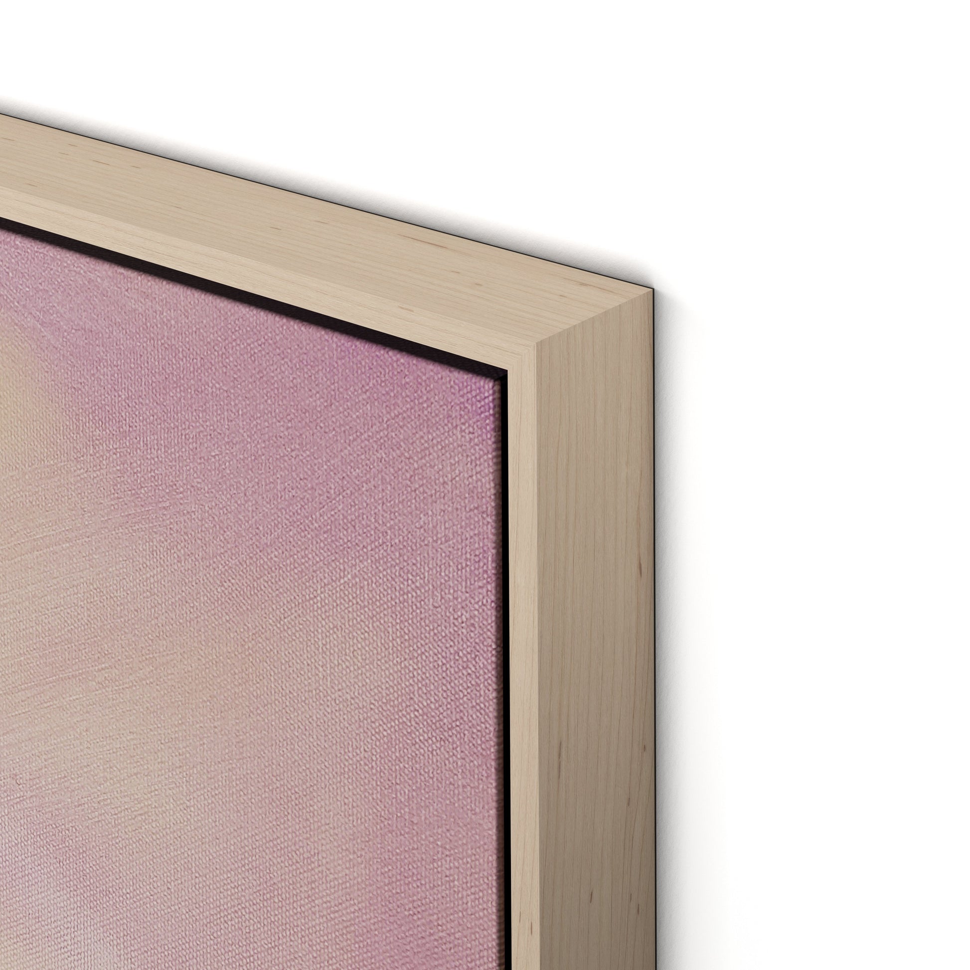 Marakech Figures IV Canvas Floater Framed / 24 x 32 in / Natural Maple