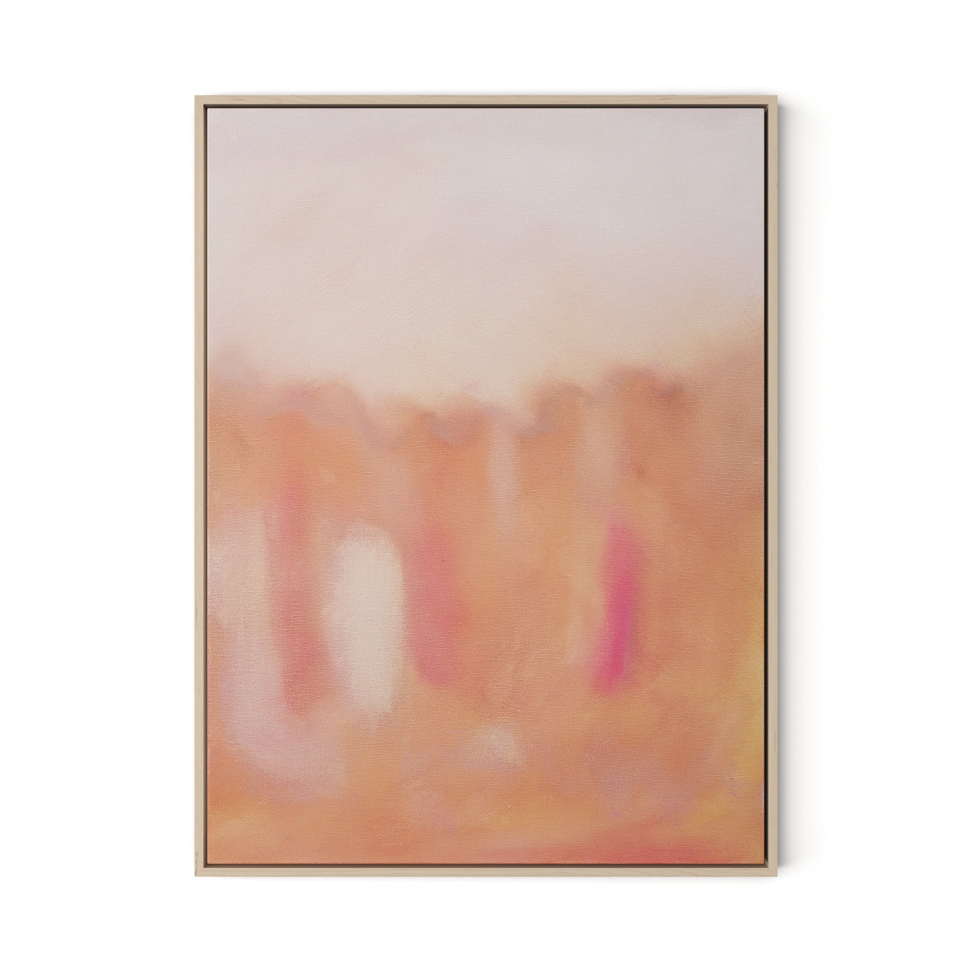 Marakech Canvas Floater Framed / 24 x 32 in / Natural Maple