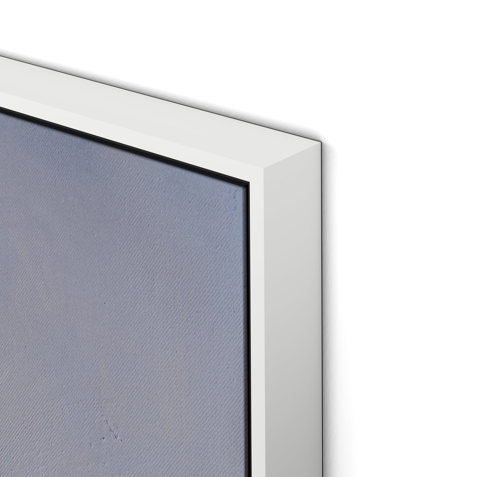 Lagoon Canvas Floater Framed / 24 x 32 in / White