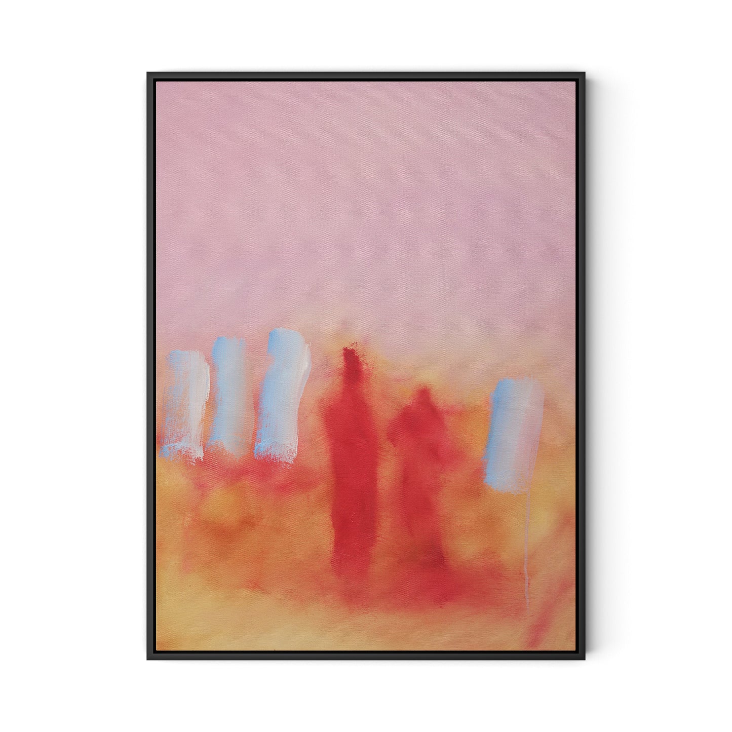 Wash Day Marakech Canvas Floater Framed / 24 x 32 in / Black