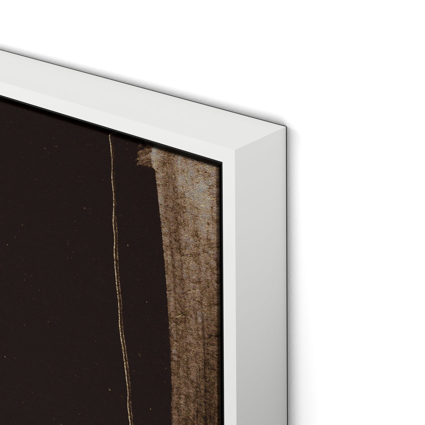 Evening Canvas Floater Framed / 24 x 32 in / White