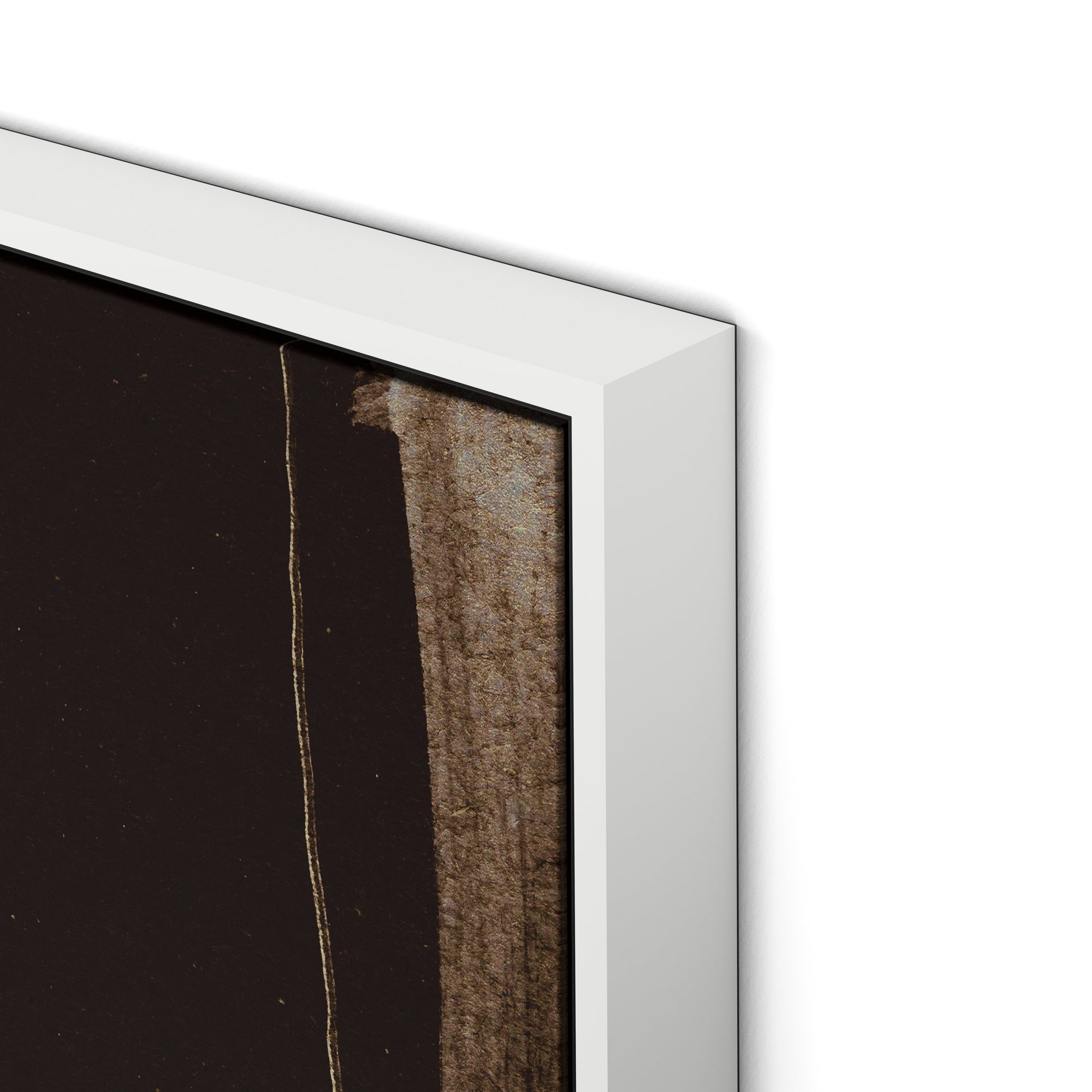 Evening Canvas Floater Framed / 24 x 32 in / White