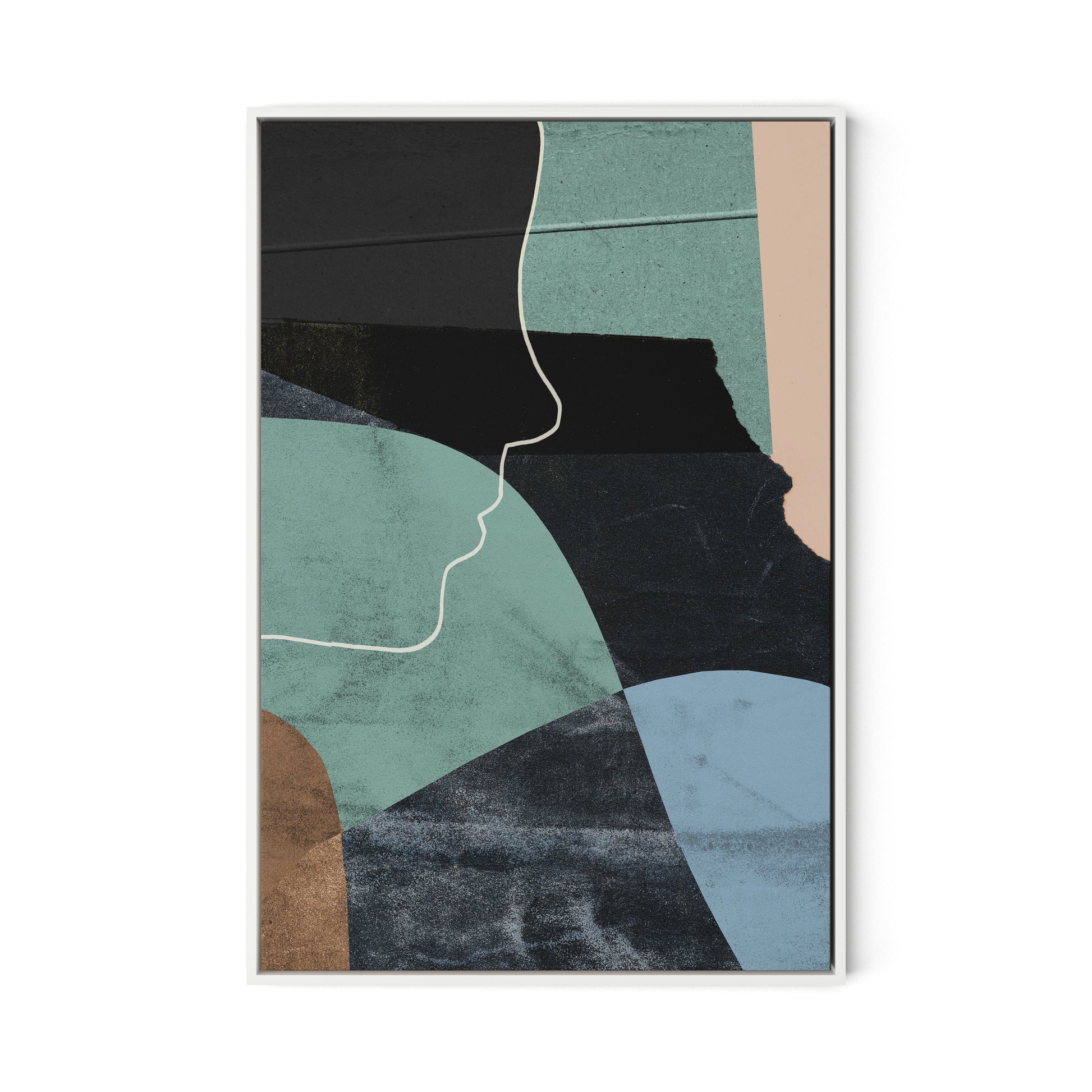 The Way Before Canvas Floater Framed / 22 x 32 in / White