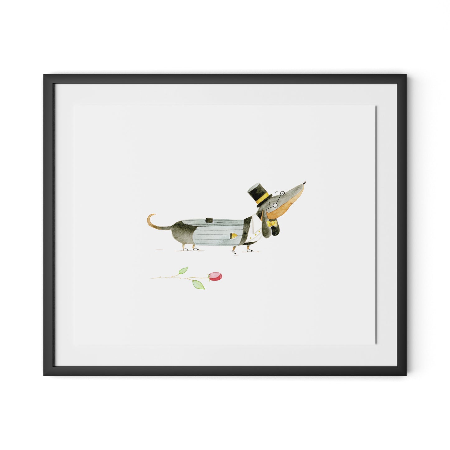 Dox Dapper Framed Paper / 32 x 26.5 in / Black