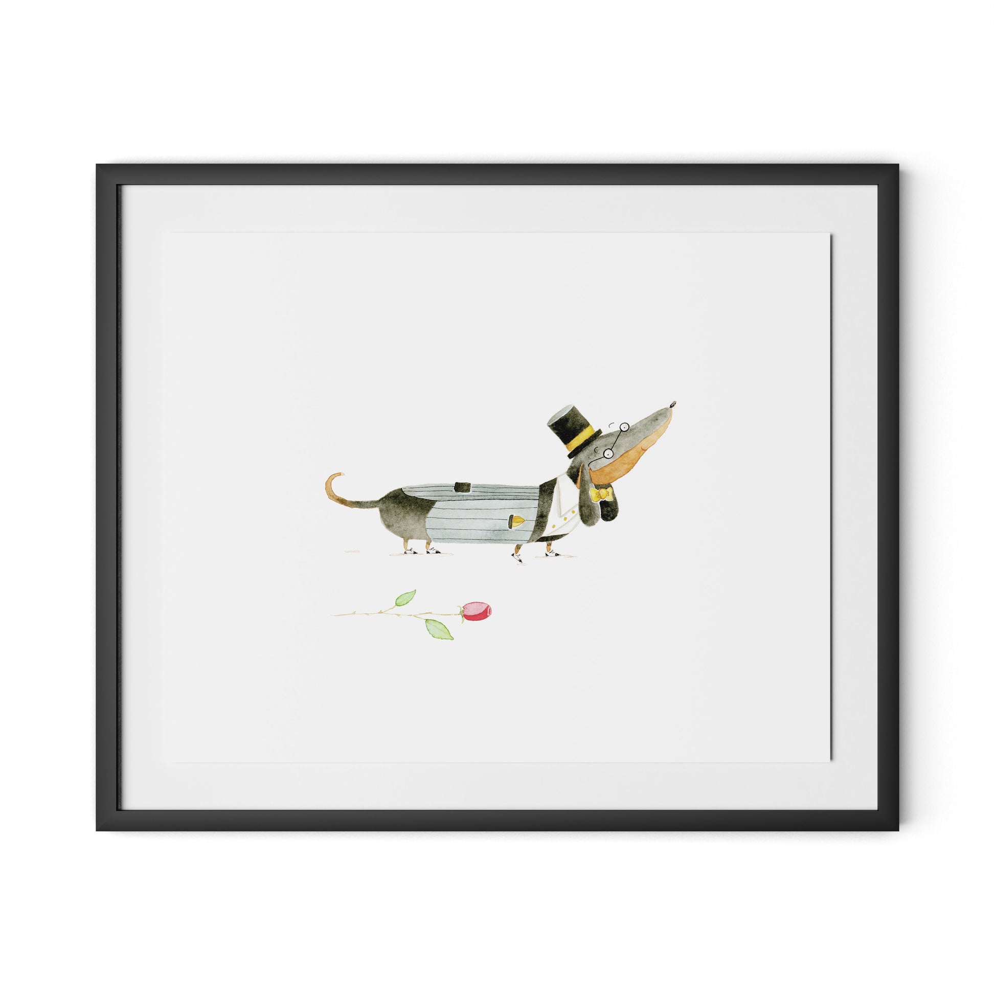 Dox Dapper Framed Paper / 32 x 26.5 in / Black