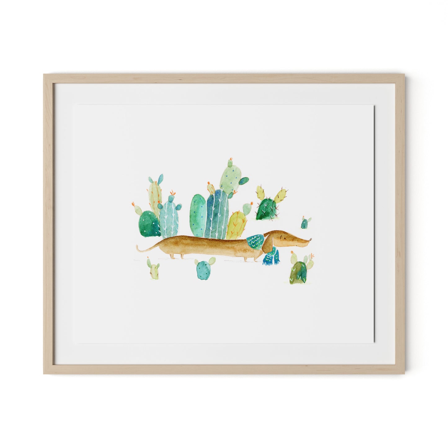 Dox Winter Framed Paper / 32 x 26.5 in / Natural Maple