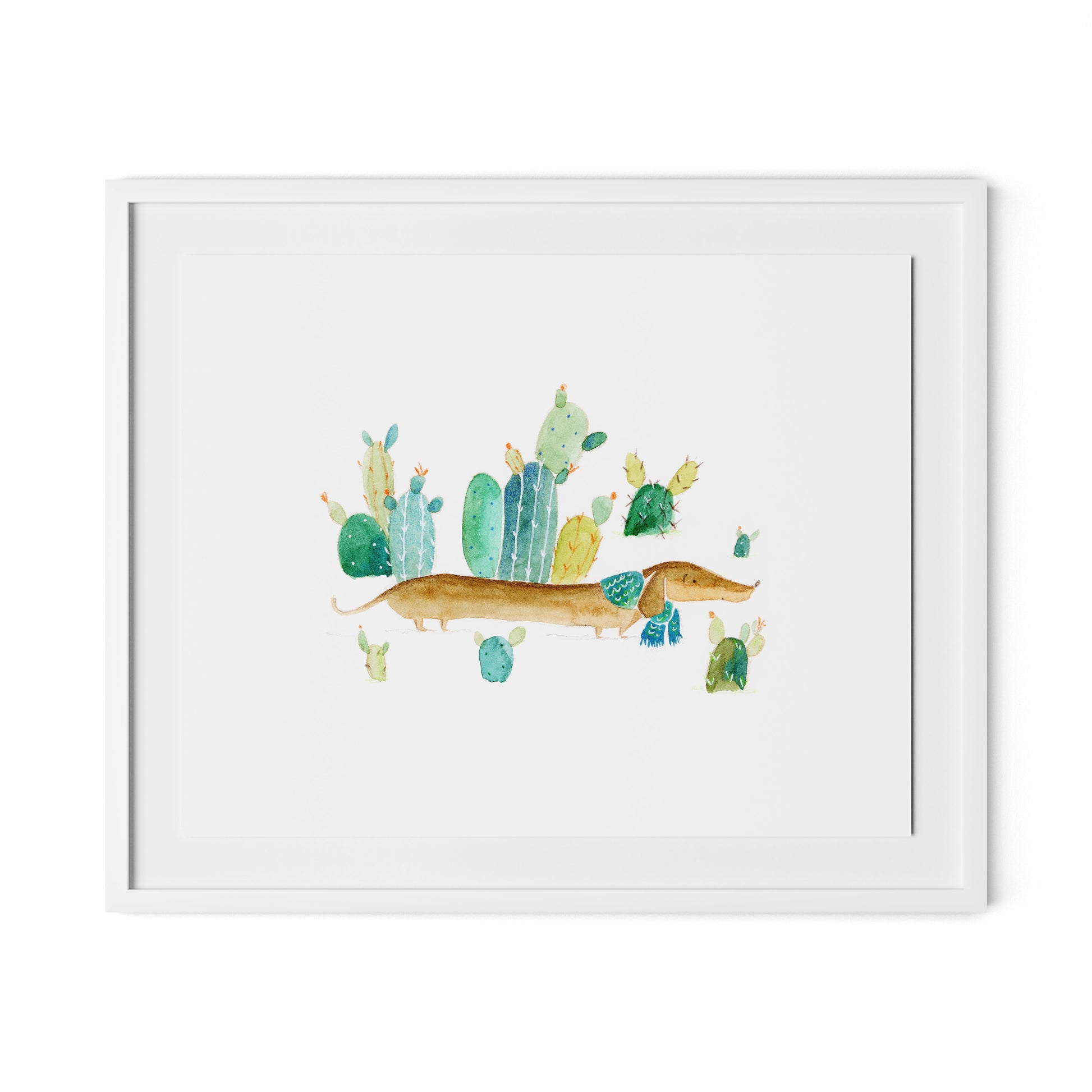 Dox Winter Framed Paper / 32 x 26.5 in / White