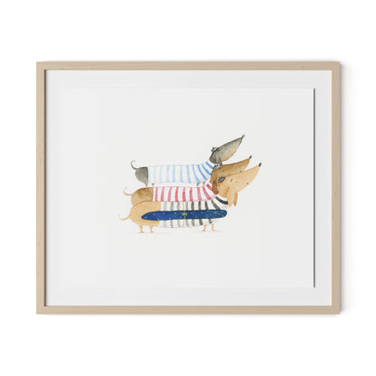 Dox French Framed Paper / 32 x 26.5 in / Natural Maple