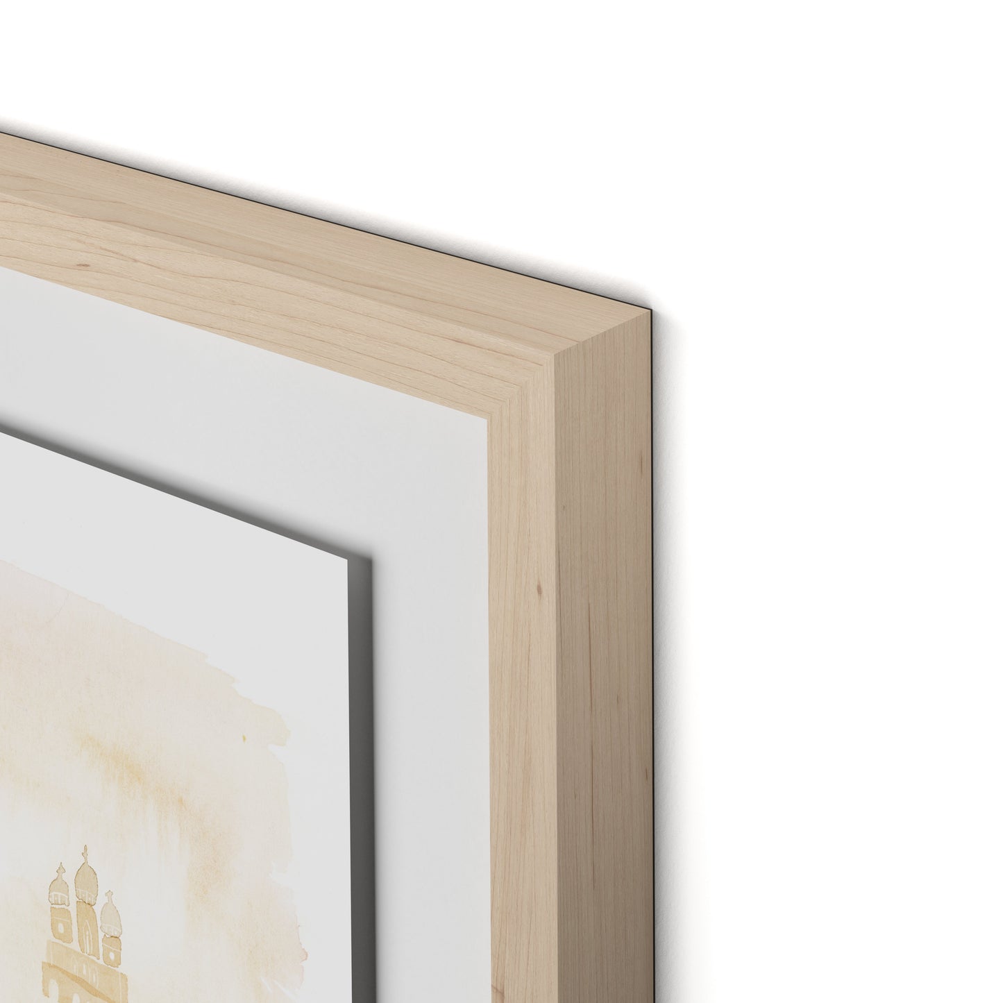Trex Paris Framed Paper / 32 x 24 in / Natural Maple