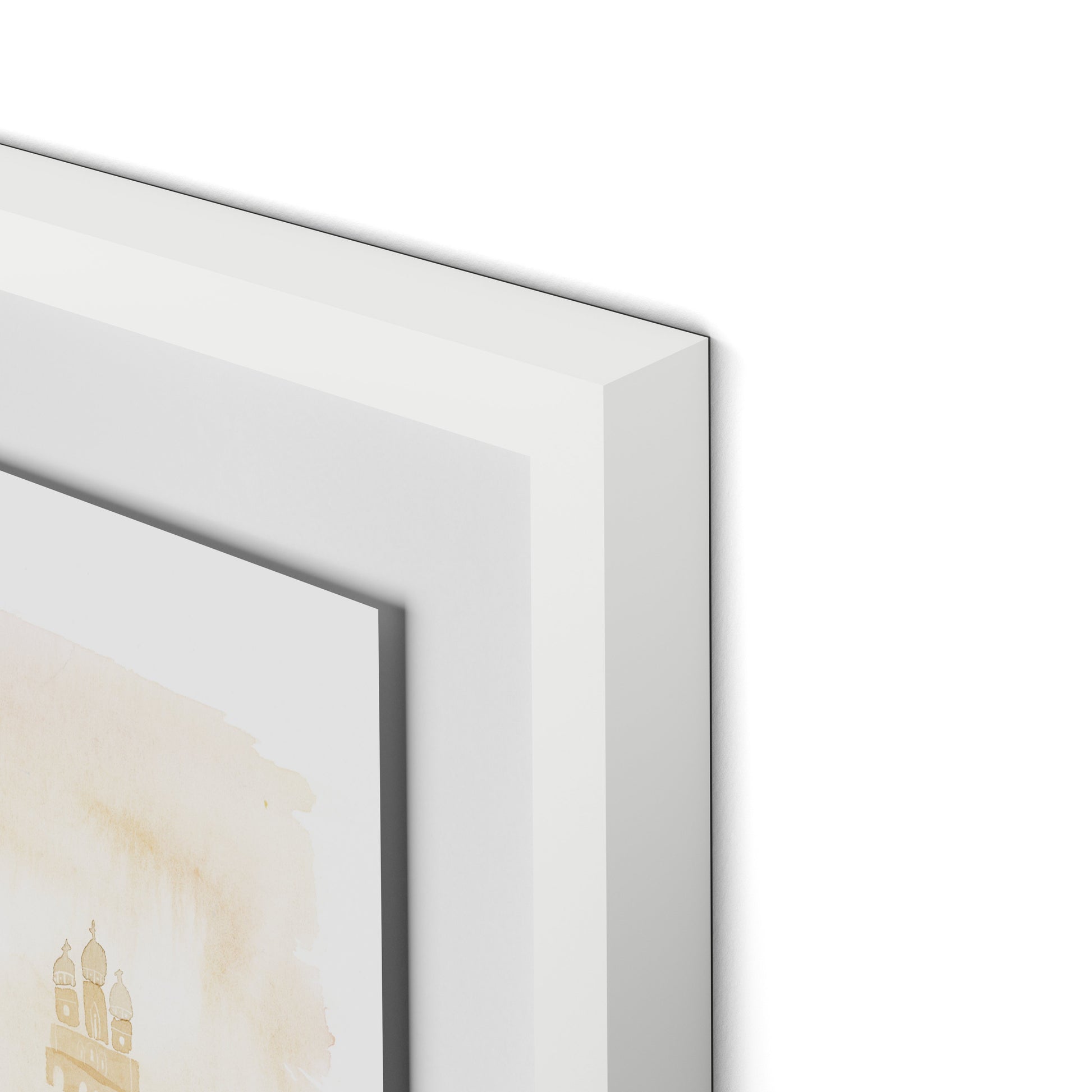 Trex Paris Framed Paper / 32 x 24 in / White