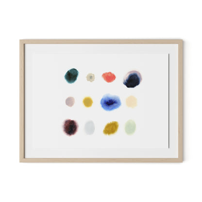 Crystal Framed Paper / 32 x 24 in / Natural Maple