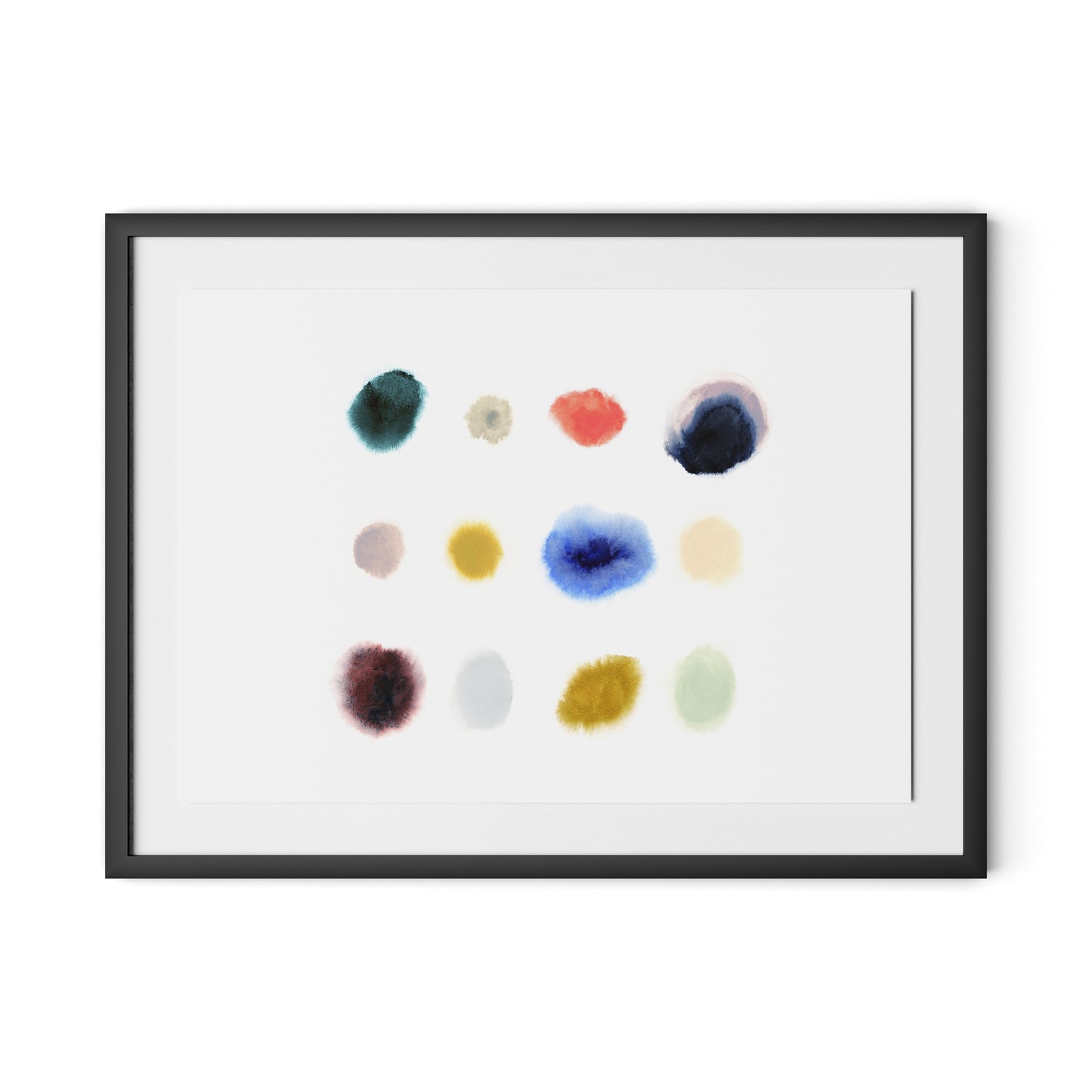 Crystal Framed Paper / 32 x 24 in / Black