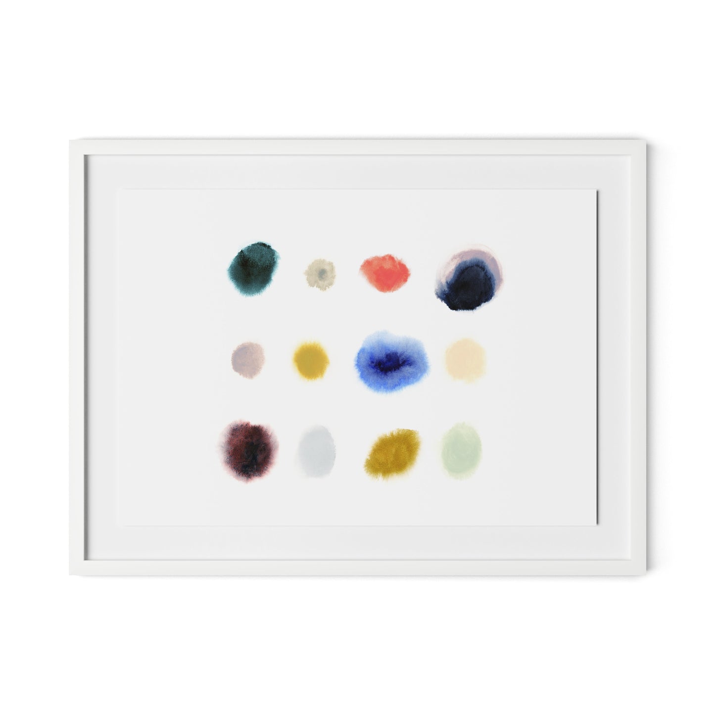 Crystal Framed Paper / 32 x 24 in / White