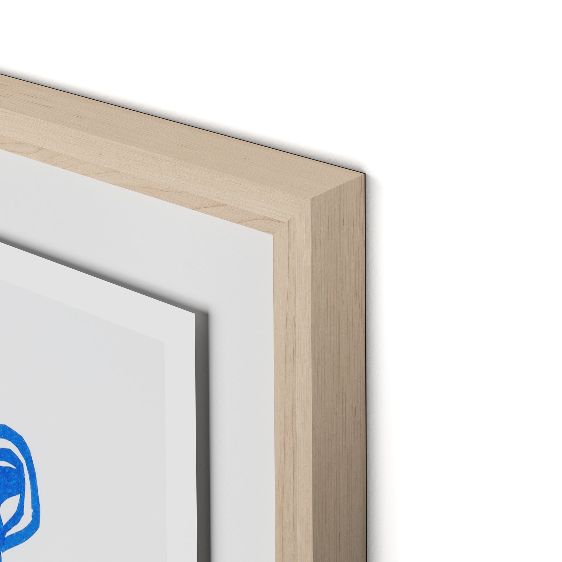 Jaguar Mask Framed Paper / 24 x 22 in / Natural Maple