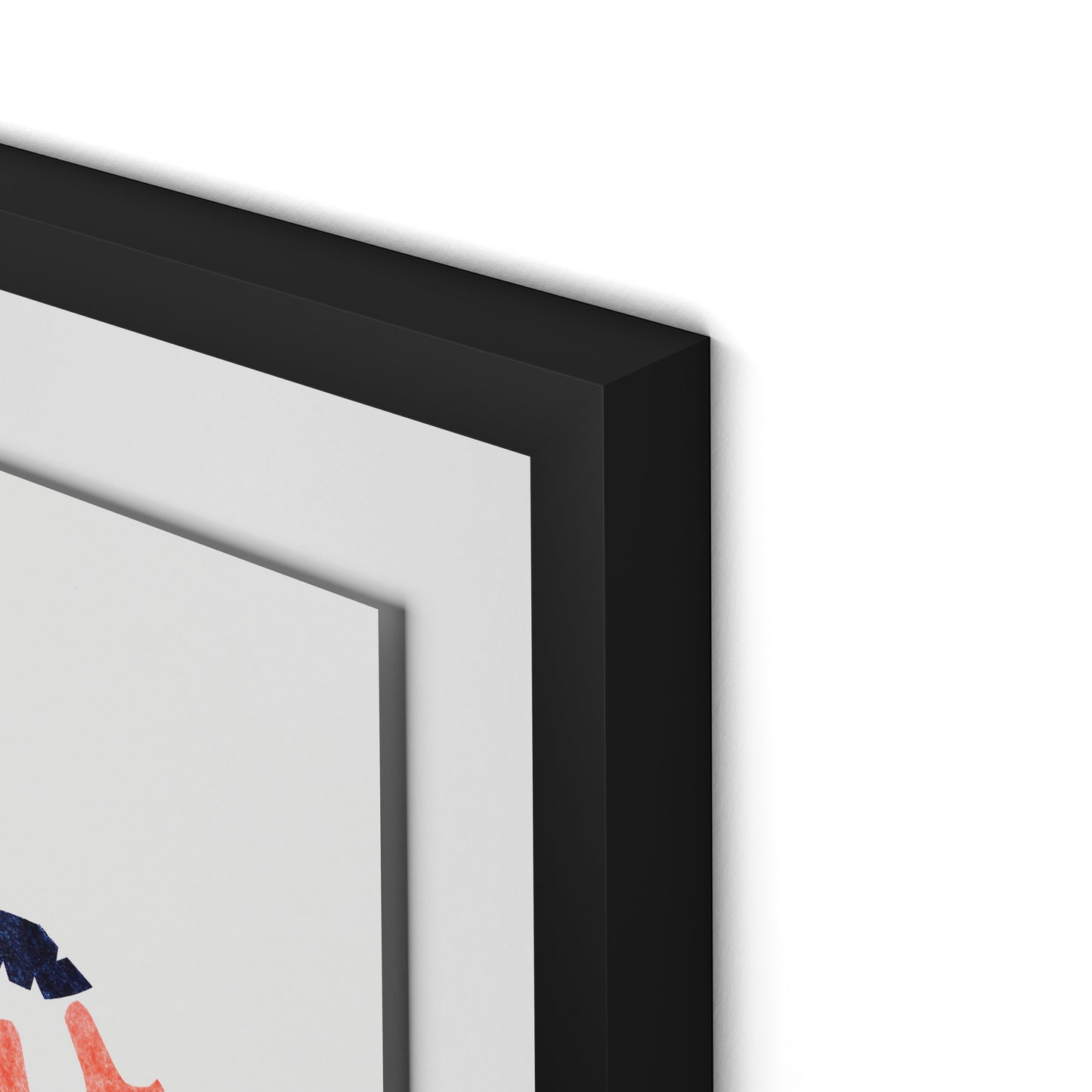 Monkeys in Vines Framed Paper / 32 x 24 in / Black