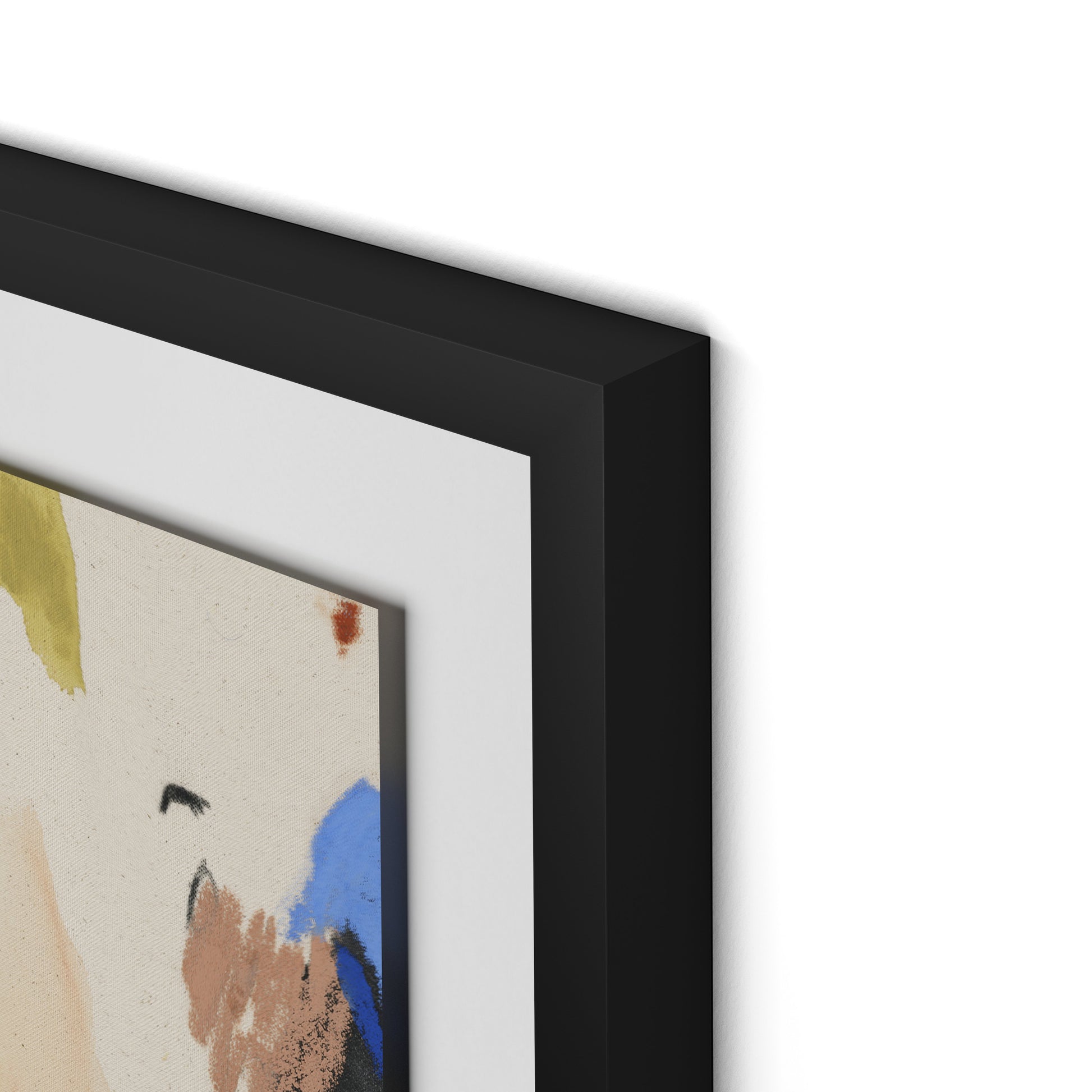 Sunny Side of the Street Framed Paper / 32 x 24 in / Black