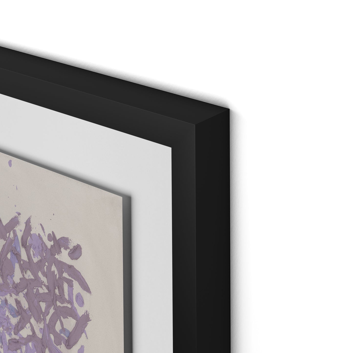 The Cling to the Rock No. 1 Framed Paper / 32 x 24 in / Black