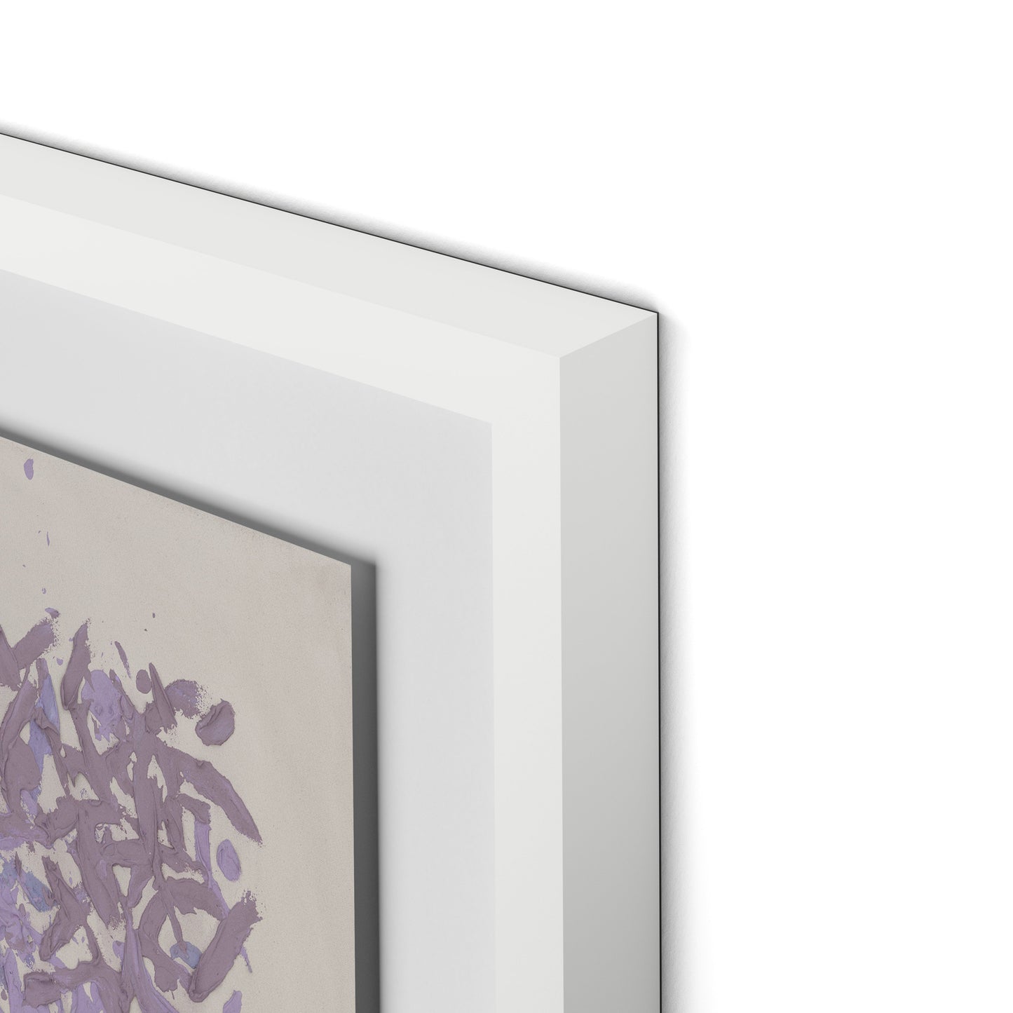 The Cling to the Rock No. 1 Framed Paper / 32 x 24 in / White