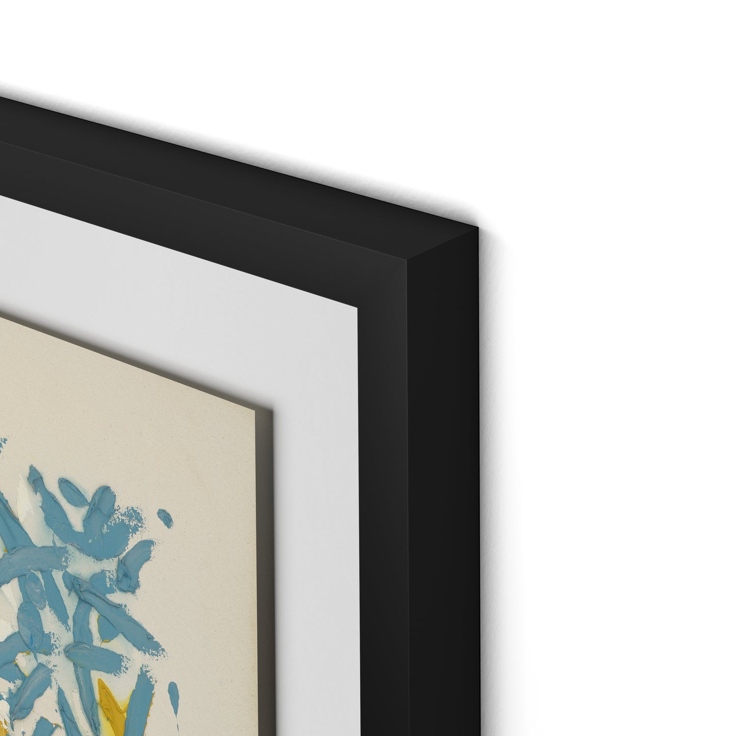 Our Hands Are Open No.18 Framed Paper / 32 x 26.5 in / Black