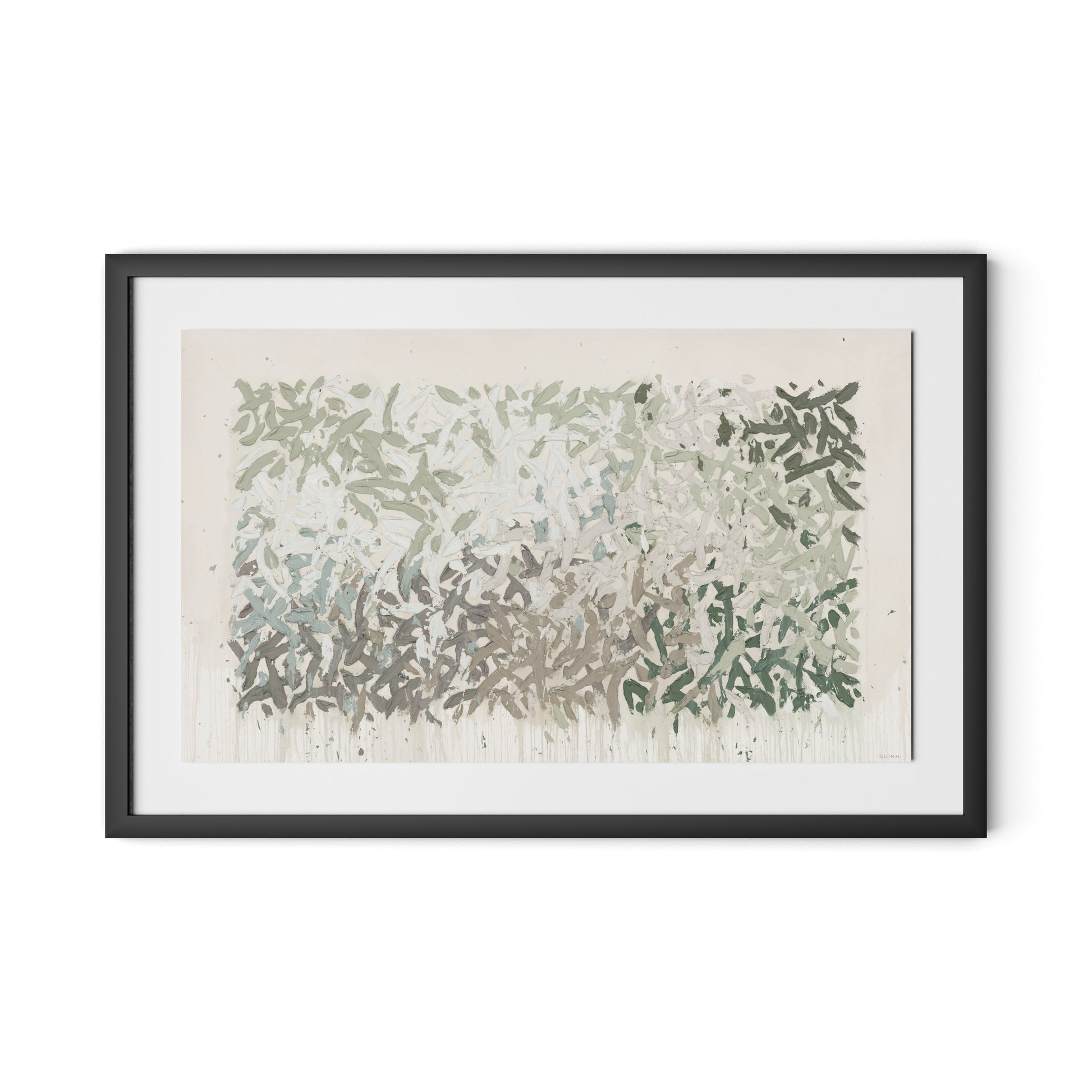 Prayers Under the Olive Tree Framed Paper / 32 x 21 in / Black