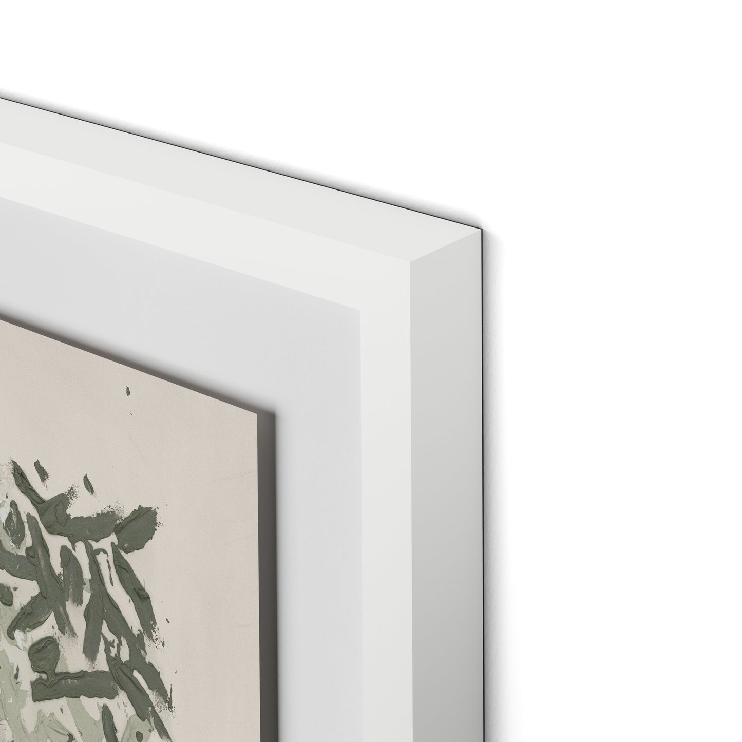 Prayers Under the Olive Tree Framed Paper / 32 x 21 in / White