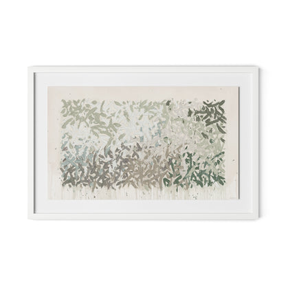 Prayers Under the Olive Tree Framed Paper / 32 x 21 in / White