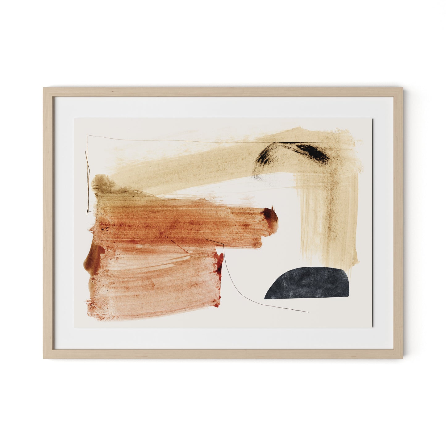 Mind Framed Paper / 32 x 24 in / Natural Maple