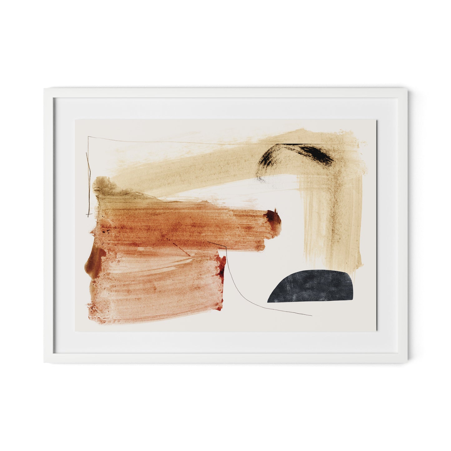 Mind Framed Paper / 32 x 24 in / White