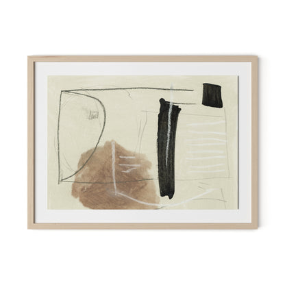 Combine Framed Paper / 32 x 24 in / Natural Maple