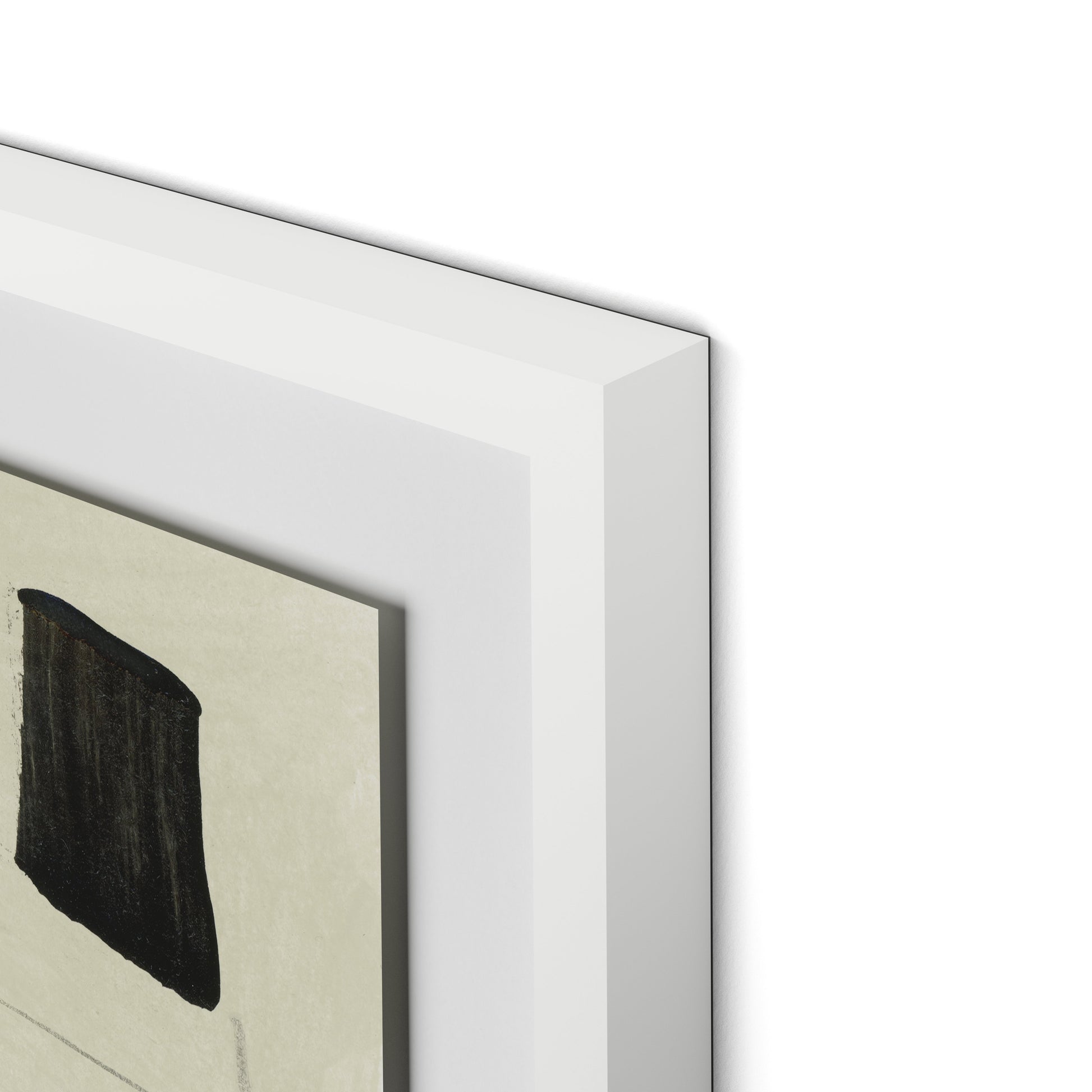 Combine Framed Paper / 32 x 24 in / White