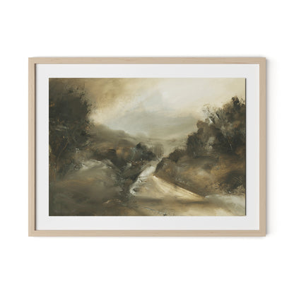 Markham Framed Paper / 32 x 24 in / Natural Maple