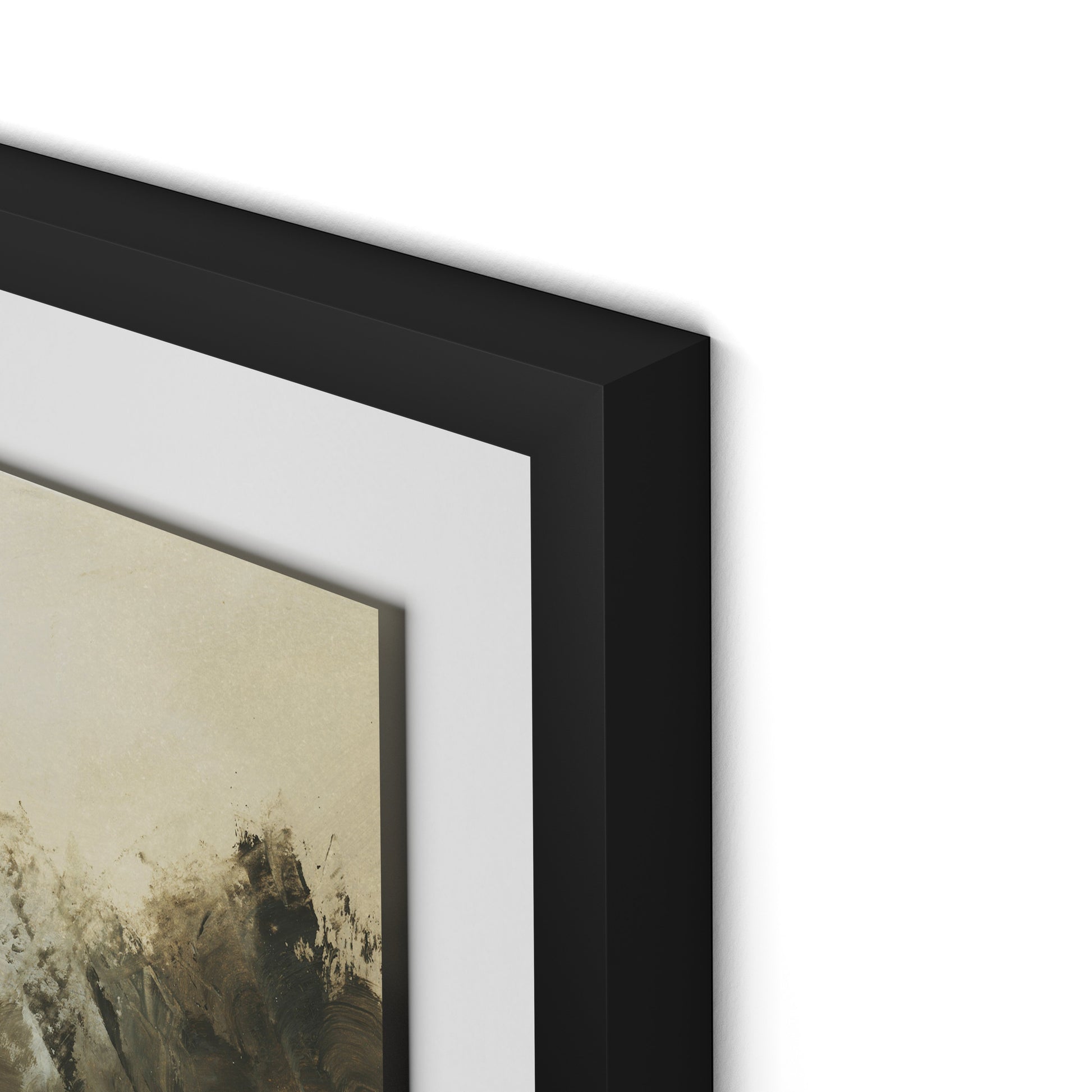 Markham Framed Paper / 32 x 24 in / Black