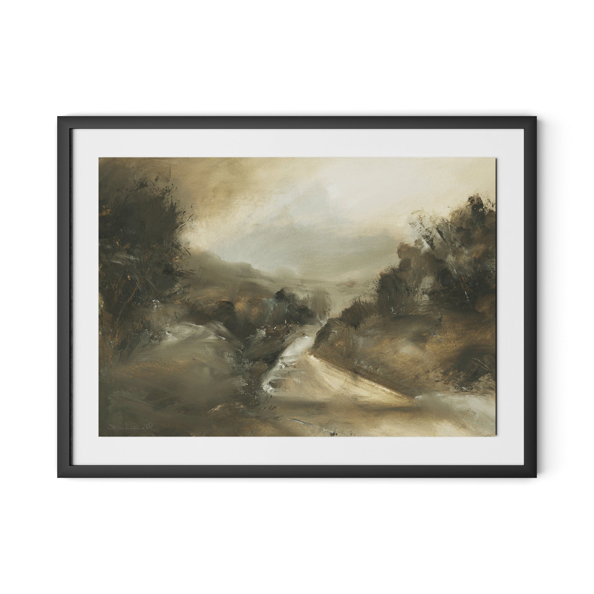 Markham Framed Paper / 32 x 24 in / Black