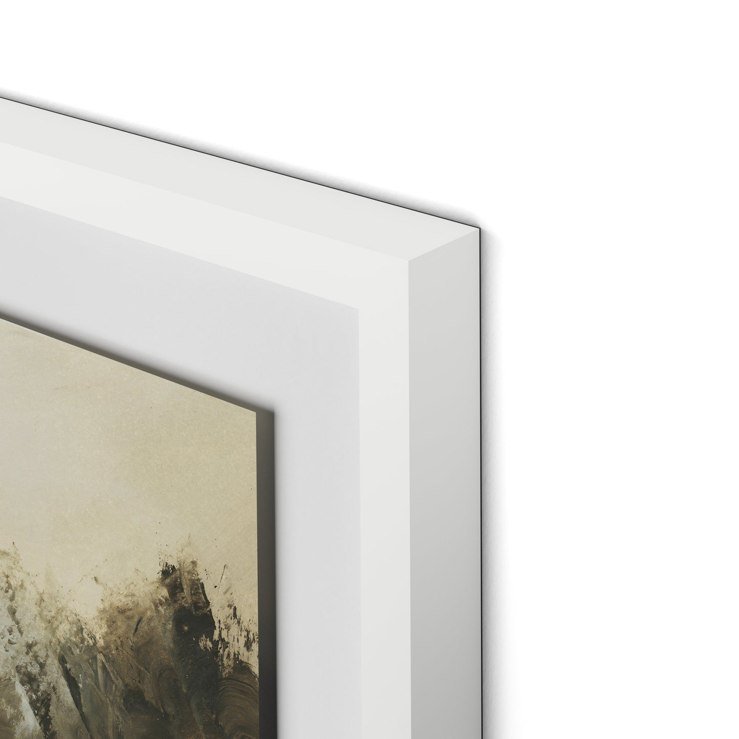 Markham Framed Paper / 32 x 24 in / White