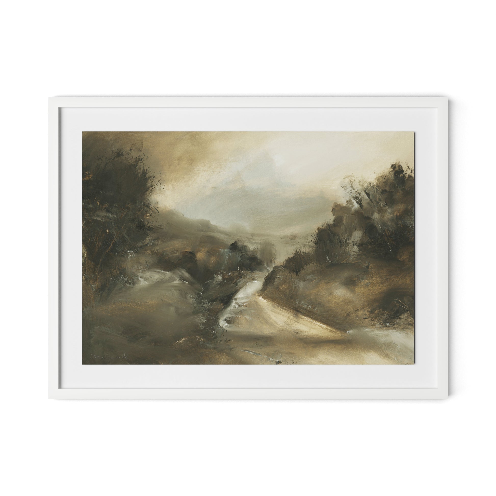 Markham Framed Paper / 32 x 24 in / White