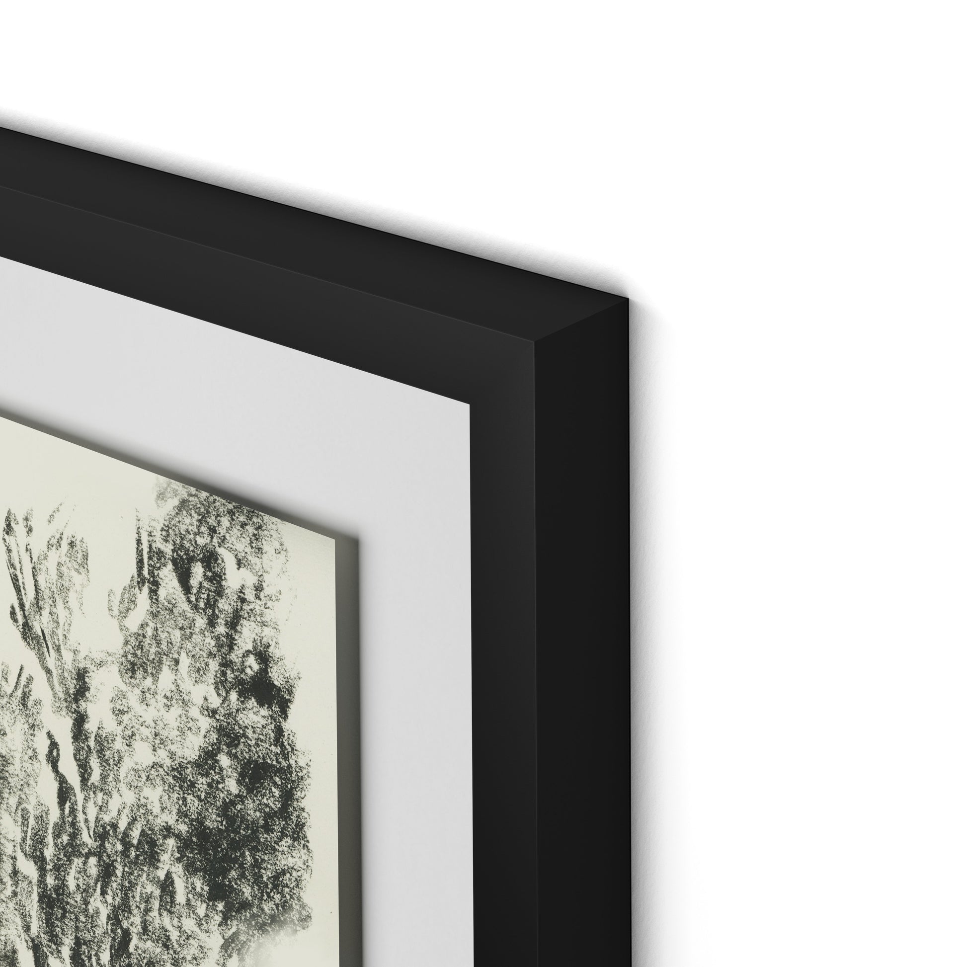 River Exe Framed Paper / 32 x 24 in / Black