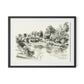River Exe Framed Paper / 32 x 24 in / Black