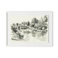 River Exe Framed Paper / 32 x 24 in / White