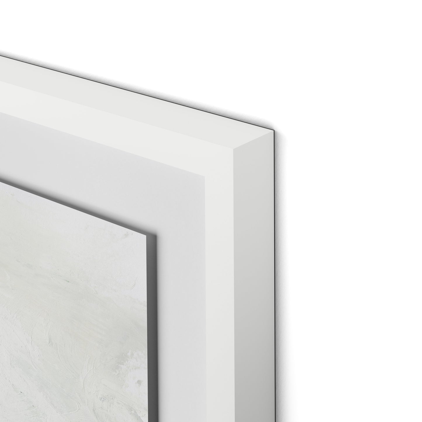 Ebb and Flow Framed Paper / 32 x 24 in / White