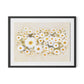 Chorus of Daisies Framed Paper / 32 x 24 in / Black