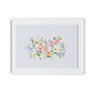 Bloom No. 2 Framed Paper / 32 x 24 in / White