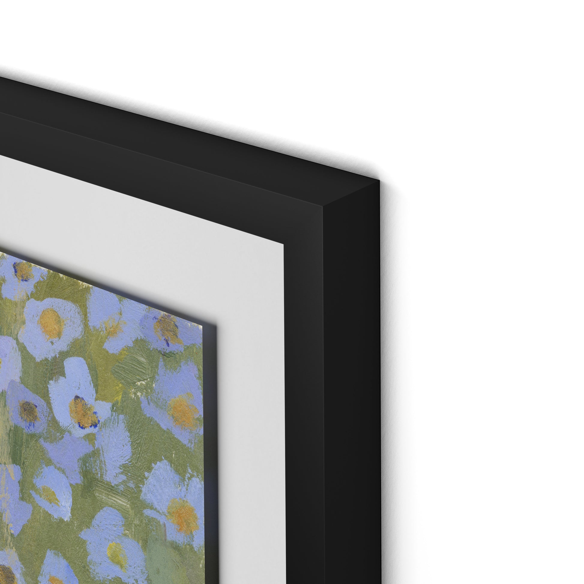 Chorus of Wildflowers VII Framed Paper / 32 x 26 in / Black