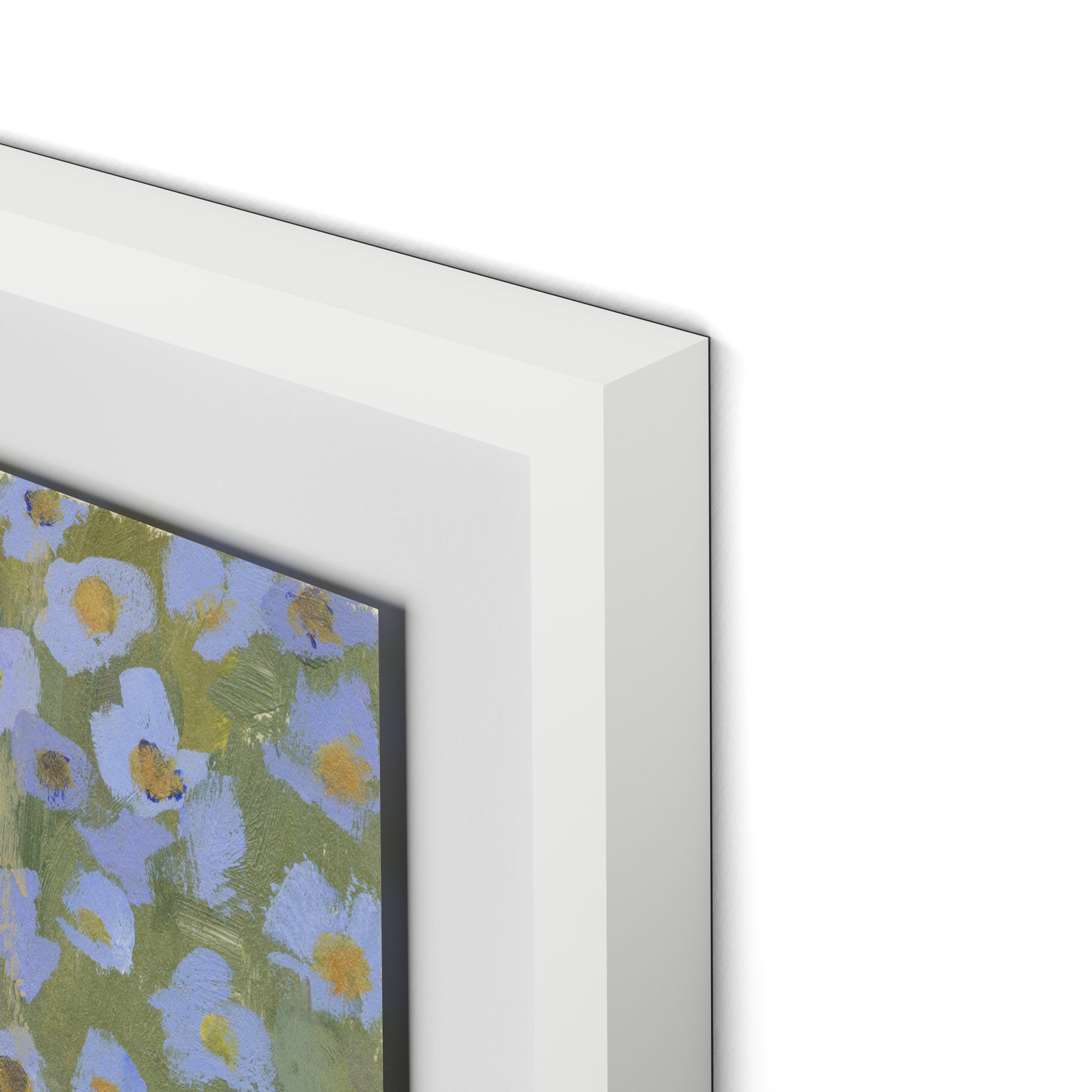 Chorus of Wildflowers VII Framed Paper / 32 x 26 in / White