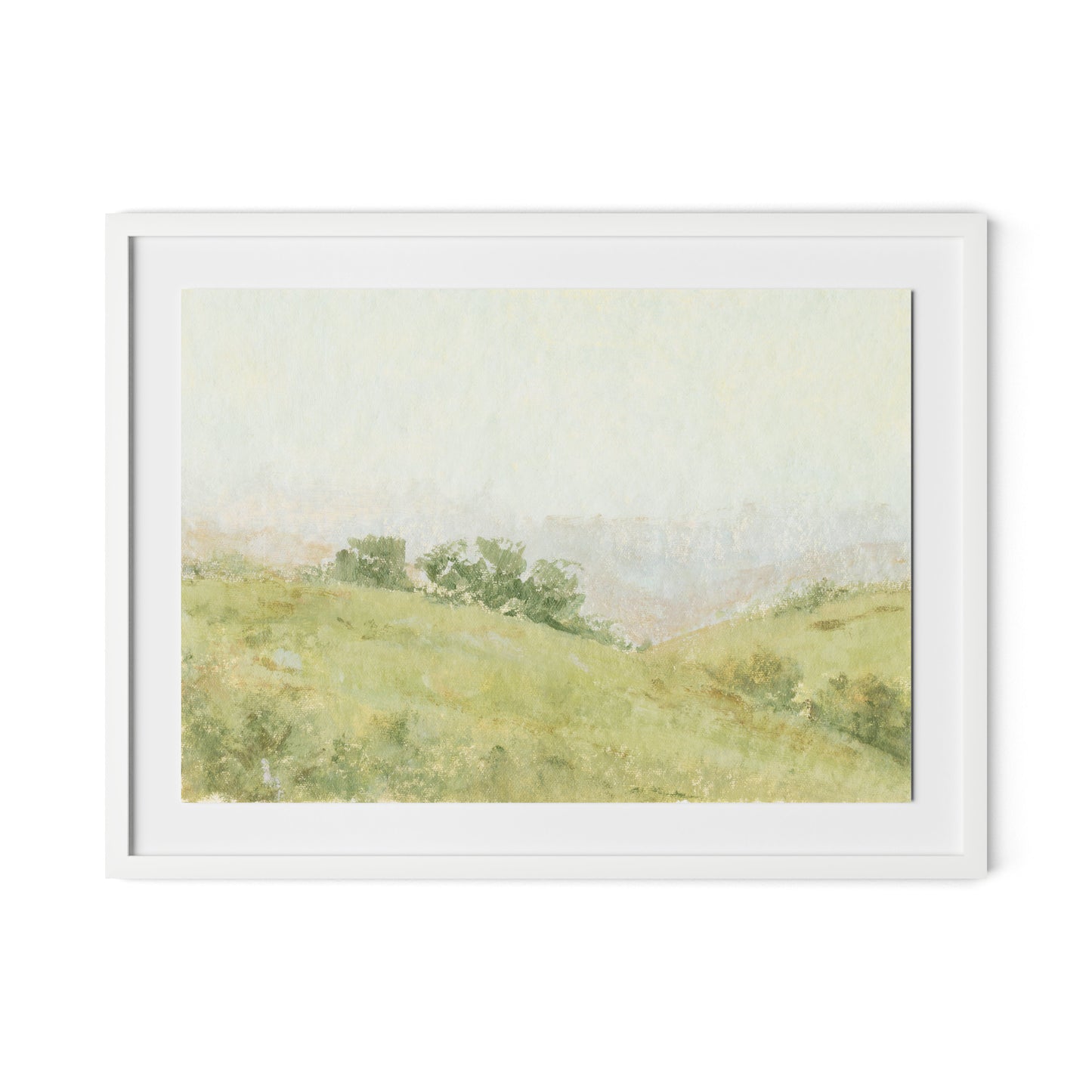 Vale Framed Paper / 32 x 24 in / White