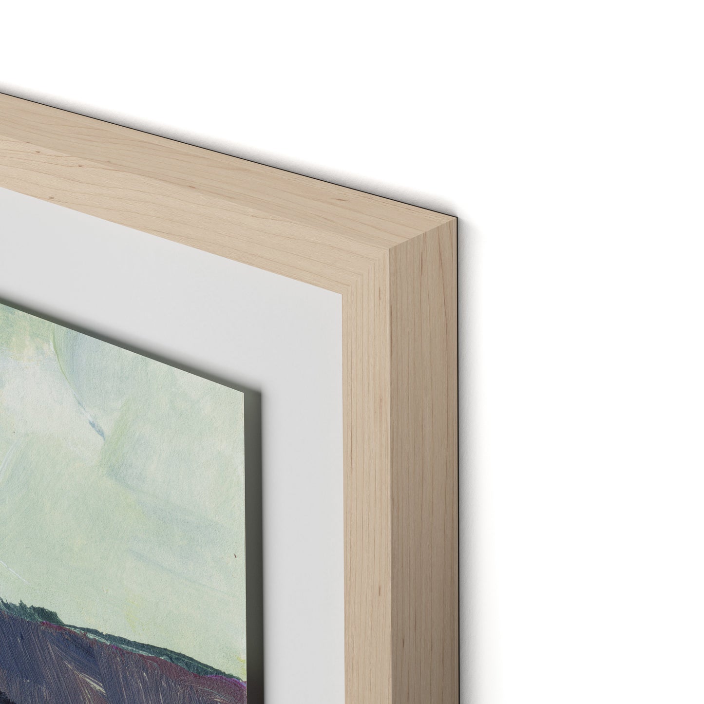 Verdure Framed Paper / 32 x 24 in / Natural Maple