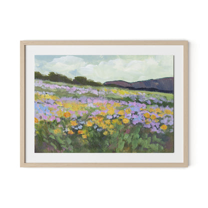 Verdure Framed Paper / 32 x 24 in / Natural Maple